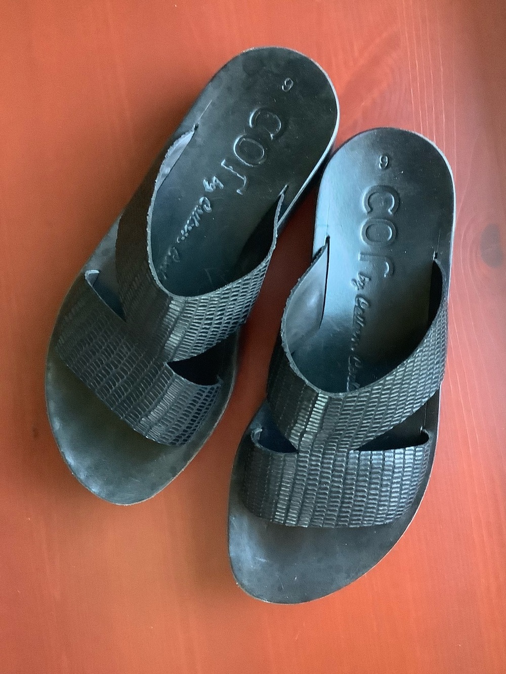Sporty Slide Sandals by Colleen Cordero size 9